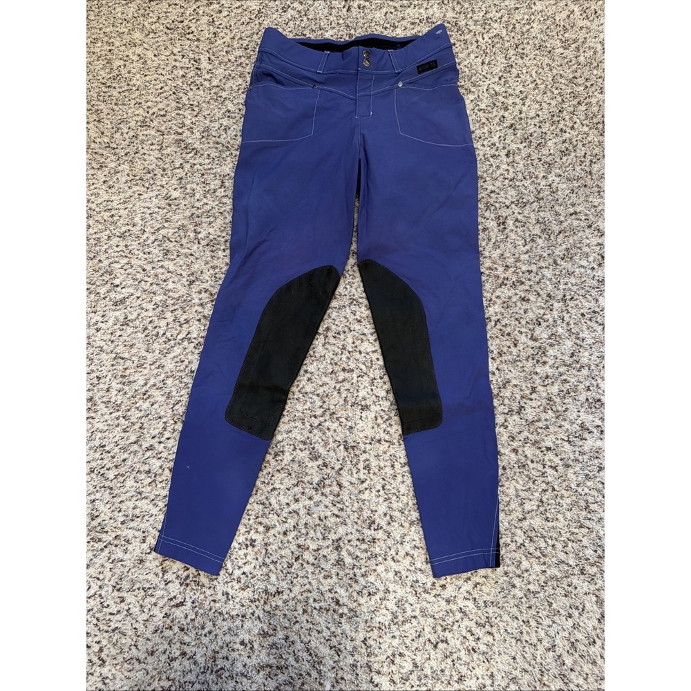 Kerrits Pants Womens Sz M Purple‎ Nylon Spandex Equestrian Performance Riding